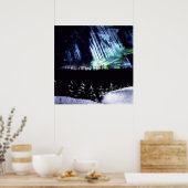 Noordelijke lichten poster (Keuken)