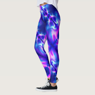 Noordelijke Lichten Roze & Blauw - Leggings