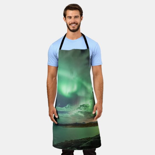 Noordelijke lichten schort (Gedragen)