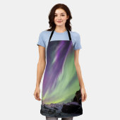 Noordelijke lichten schort (Gedragen)