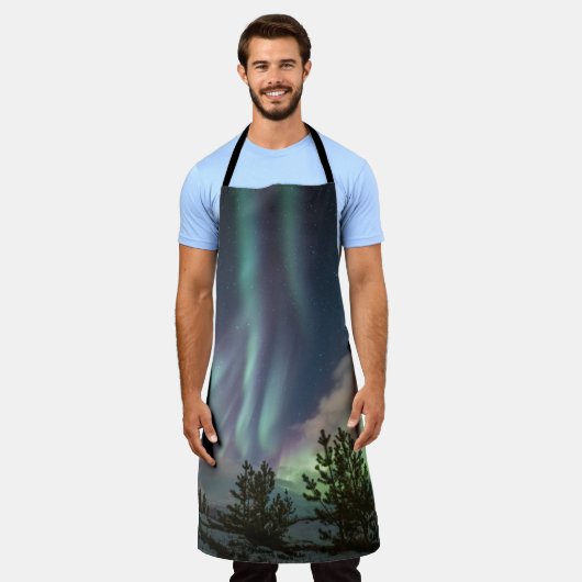 Noordelijke lichten schort (Gedragen)