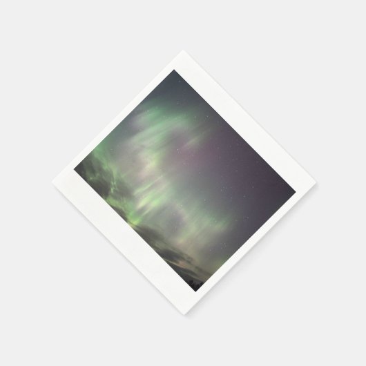 Noordelijke lichten servet (Hoek)