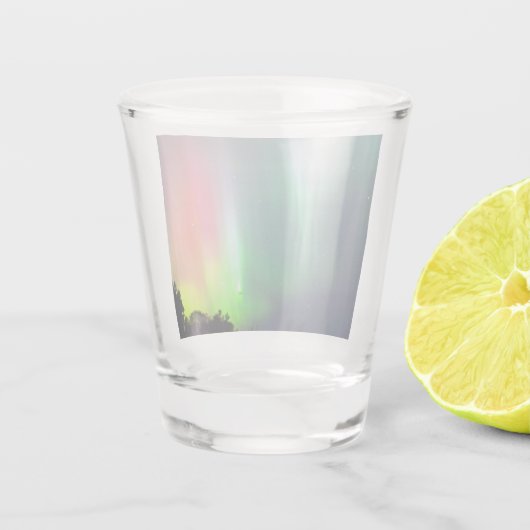 Noordelijke lichten shot glas (Achterkant)