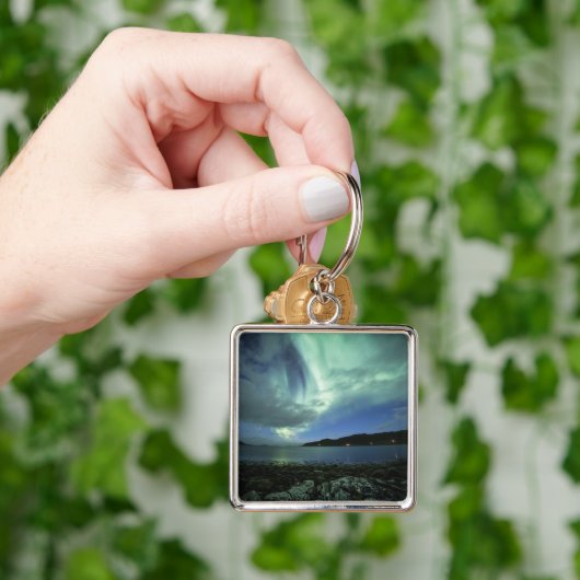 Noordelijke lichten sleutelhanger (Hand)