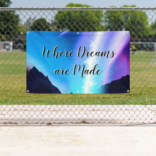 Noordelijke lichten spandoek (Insitu)