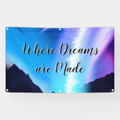 Noordelijke lichten spandoek (Horizontaal)