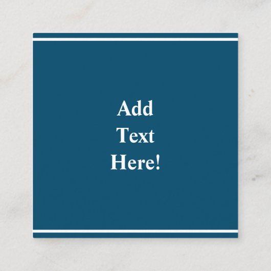 Noordelijke Lichten Spirit Beer Square Visitekaart Vierkante Visitekaartje (Achterkant)