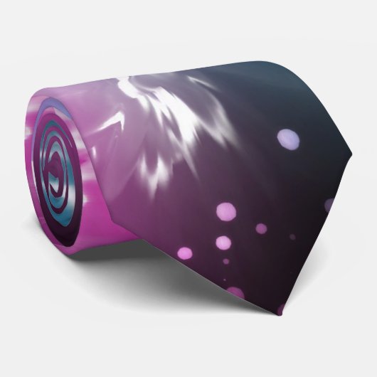 Noordelijke lichten stropdas (Opgerold)