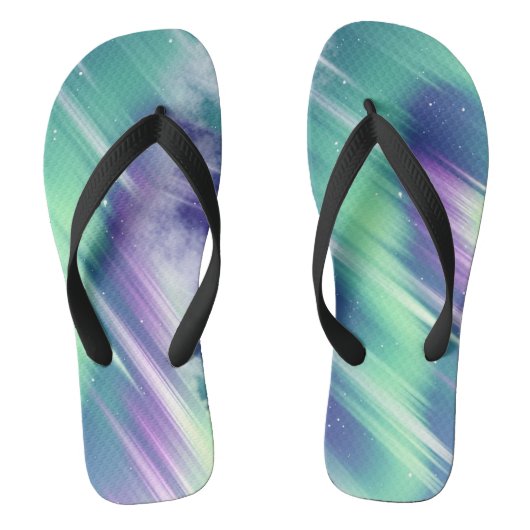 noordelijke lichten teenslippers (Voetbed)