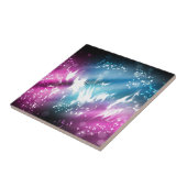 Noordelijke lichten tegeltje (Zijkant)