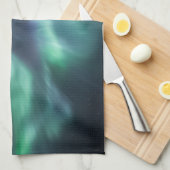 Noordelijke lichten theedoek (Quarter Fold)