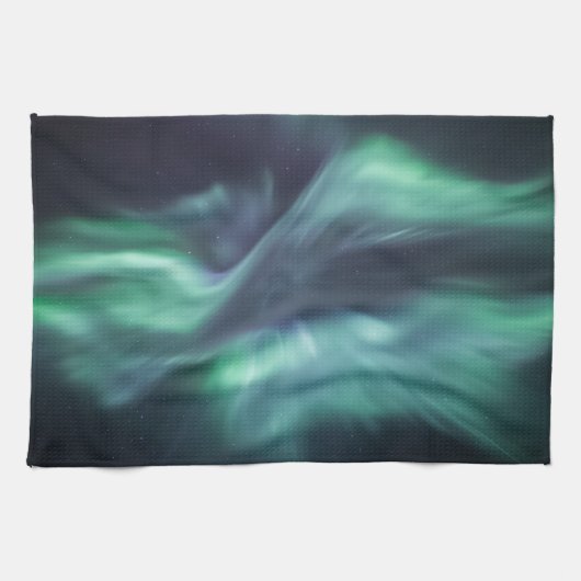 Noordelijke lichten theedoek (Horizontaal)