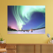 Noordelijke lichten van Alaska Foto Canvas Afdruk (Insitu (Woonkamer))