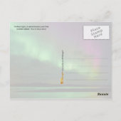 Noordelijke Lichten van IJsland Briefkaart (Achterkant)