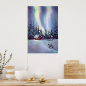 NOORDELIJKE LICHTEN VAN SHARON SHARPE POSTER (Keuken)