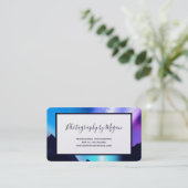 Noordelijke lichten visitekaartje (Staand voorkant)