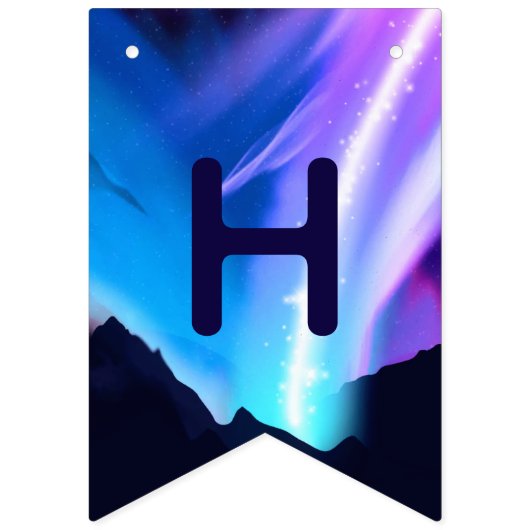 Noordelijke lichten vlaggetjes (Tweede vlag)