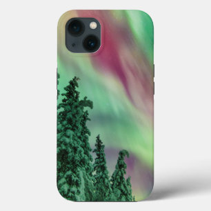 Noordelijke lichten   Winter in Glennallen, Alaska Case-Mate iPhone Case