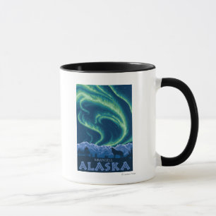 Noordelijke lichten - Wrangell, Alaska Mok