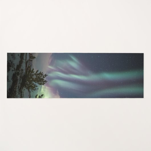 Noordelijke lichten yogamat (Voorkant (horizontaal))