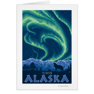 Noordelijke lichten - Yukon, Alaska