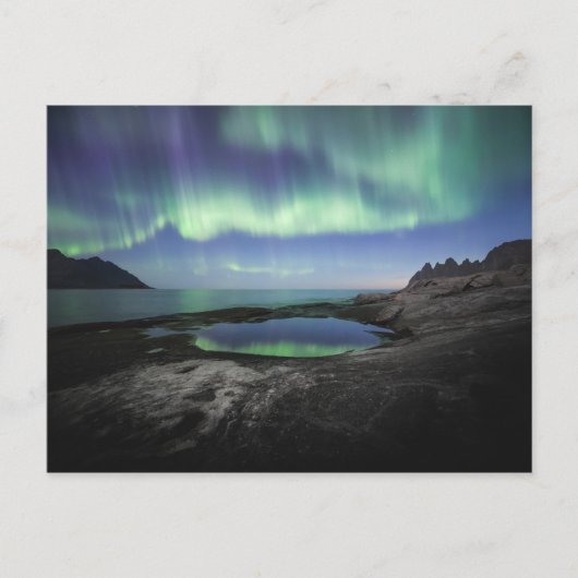 noordelijke lichtreflectie briefkaart (Voorkant)