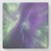 Noordelijke lichtsteen stenen onderzetter (Voorkant)