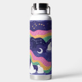 Noordelijke lichtwaterflesje waterfles (Achterkant)