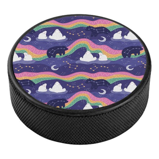 Noordelijke lights Hockey Puck (3/4)