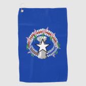 Noordelijke Marianen Golfhanddoek (Voorkant)