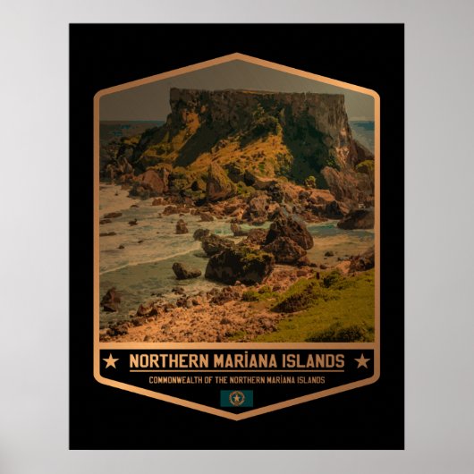 Noordelijke Marianen Poster (Voorkant)