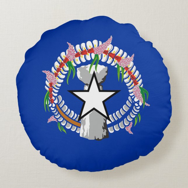 Noordelijke Marianen Rond Kussen (Achterkant)