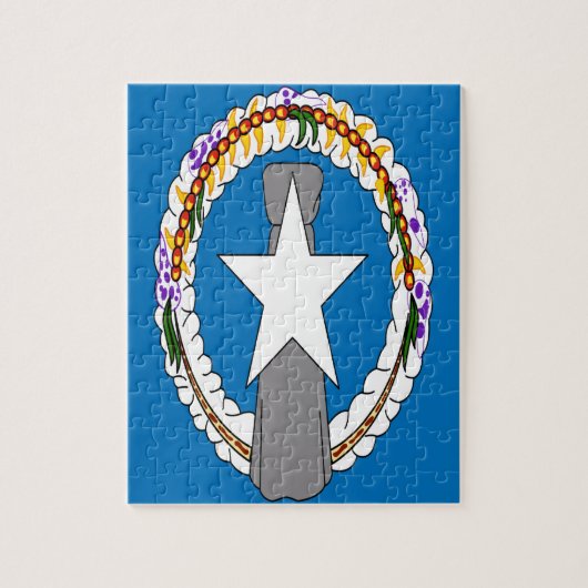 NOORDELIJKE MARIANSE EILANDEN LEGPUZZEL (Verticaal)