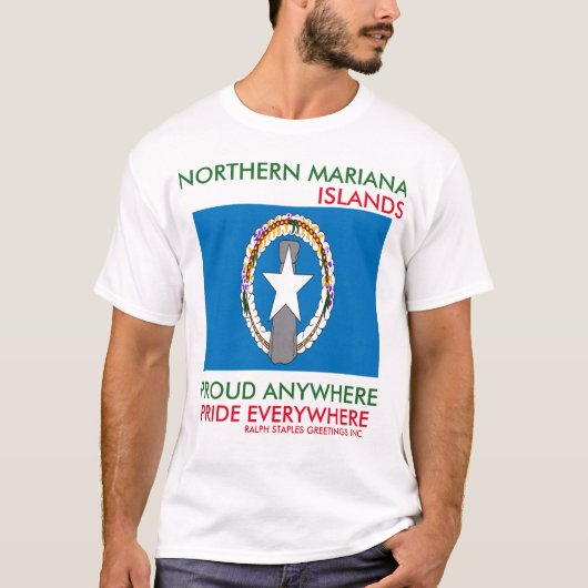 NOORDELIJKE MARIANSE EILANDEN T-SHIRT (Voorkant)