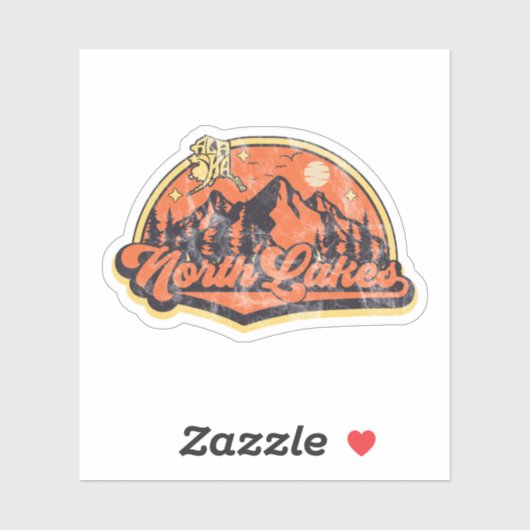 Noordelijke Meren, Alaska Sticker (Vel)