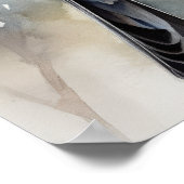 Noordelijke Mockingbird Bird Art Print Poster (Hoek)