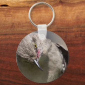 Noordelijke Mockingbird neemt een Bow Apparel & Gi Sleutelhanger (Voorkant)