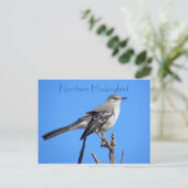 Noordelijke Mockingvogel Briefkaart (Staand voorkant)