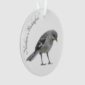 Noordelijke Mockingvogel Ornament (voorkant)