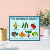 noordelijke moestuin acryl bord (Huwelijk)