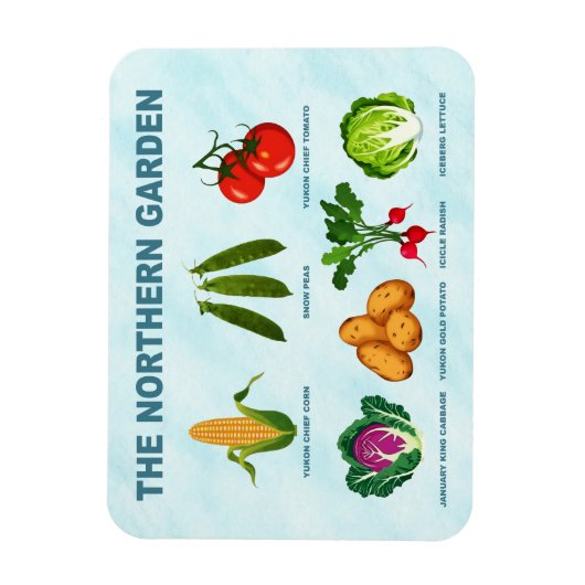 noordelijke moestuin magneet (Verticaal)