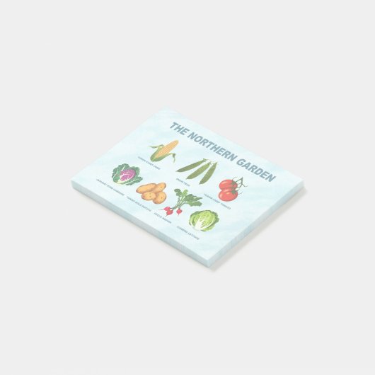 noordelijke moestuin post-it® notes (Schuin)