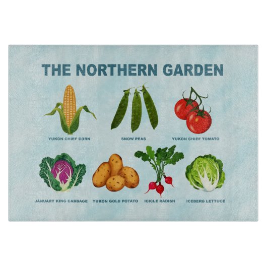 noordelijke moestuin snijplank (Voorkant)