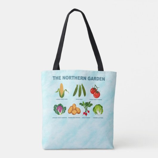 noordelijke moestuin tote bag (Achterkant)