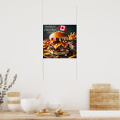 Noordelijke Nibbler: Maple Bacon Bliss Poster (Keuken)
