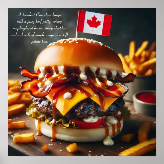 Noordelijke Nibbler: Maple Bacon Bliss Poster (Voorkant)