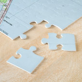 Noordelijke Outer Banks North Carolina Map (1985) Legpuzzel (Zijkant)