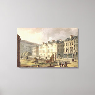 Noordelijke parade, van 'Bath geïllustreerd door  Canvas Afdruk