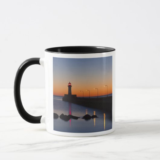 Noordelijke pier Vuurtoren in Duluth, Minnesota, Mok (Links)