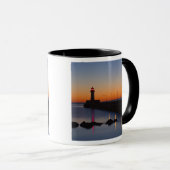 Noordelijke pier Vuurtoren in Duluth, Minnesota, Mok (Voorkant rechts)